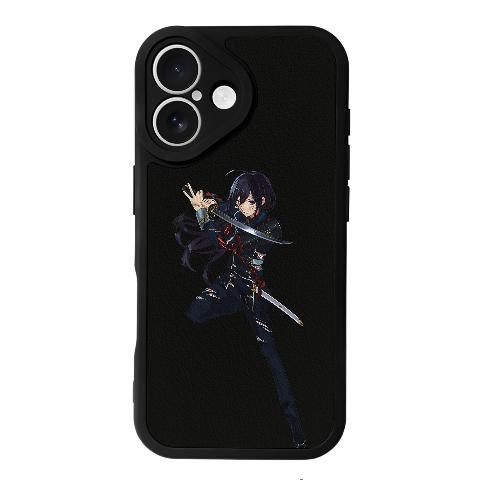 （画像用） 刀剣乱舞 Touken Ranbu 【iPhone 16シリーズ対応】シリコンスマホケース（レザー調） 材質：シリコン